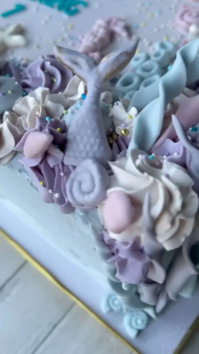 It’s a beaut, Clark!! Loved how this one came together and one of my all time favorite sheet cakes. Buttercream and fondant pieces were all made from natural dyes which I love love love. Vanilla bean cake and raspberry jam filling